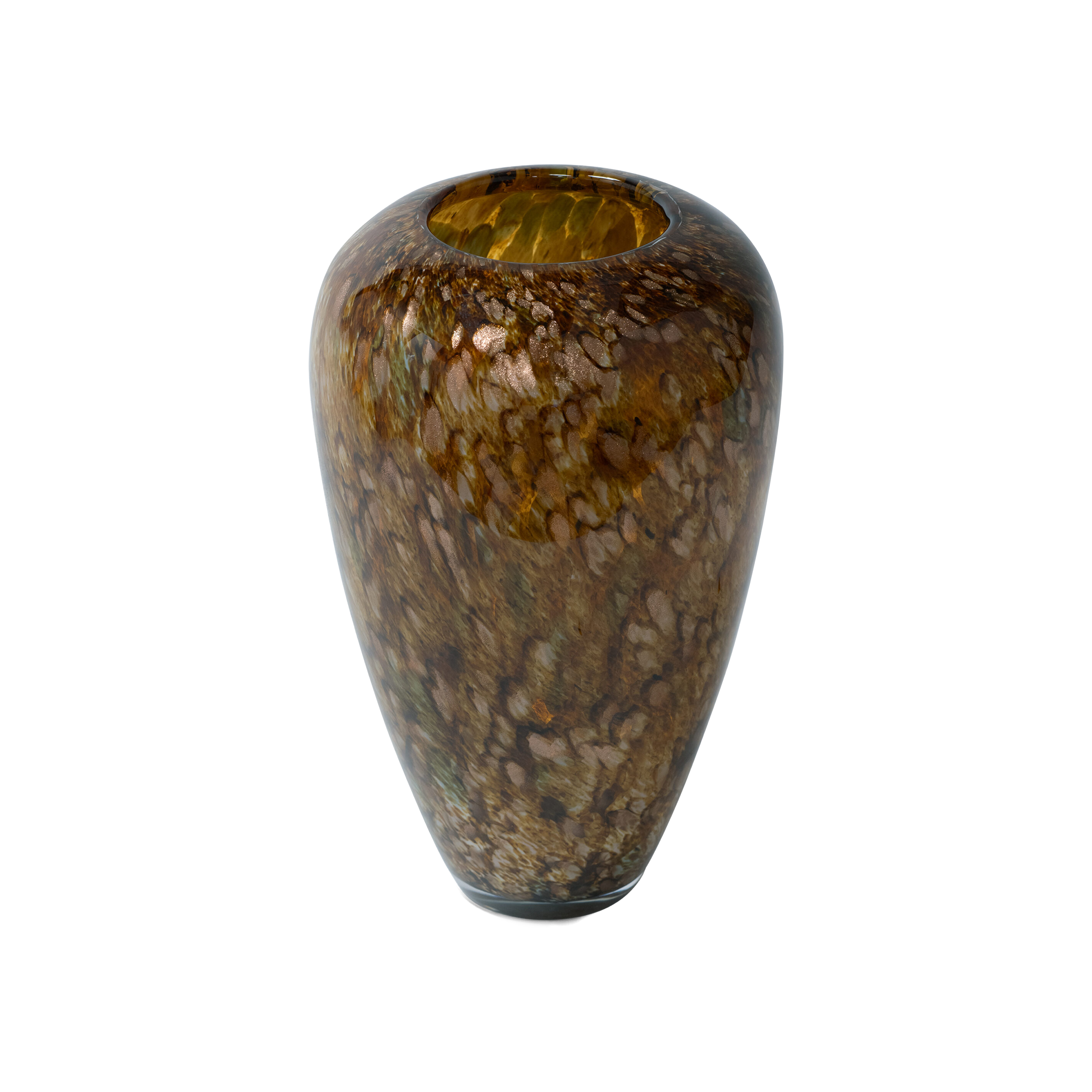 Dappled Glass Vase