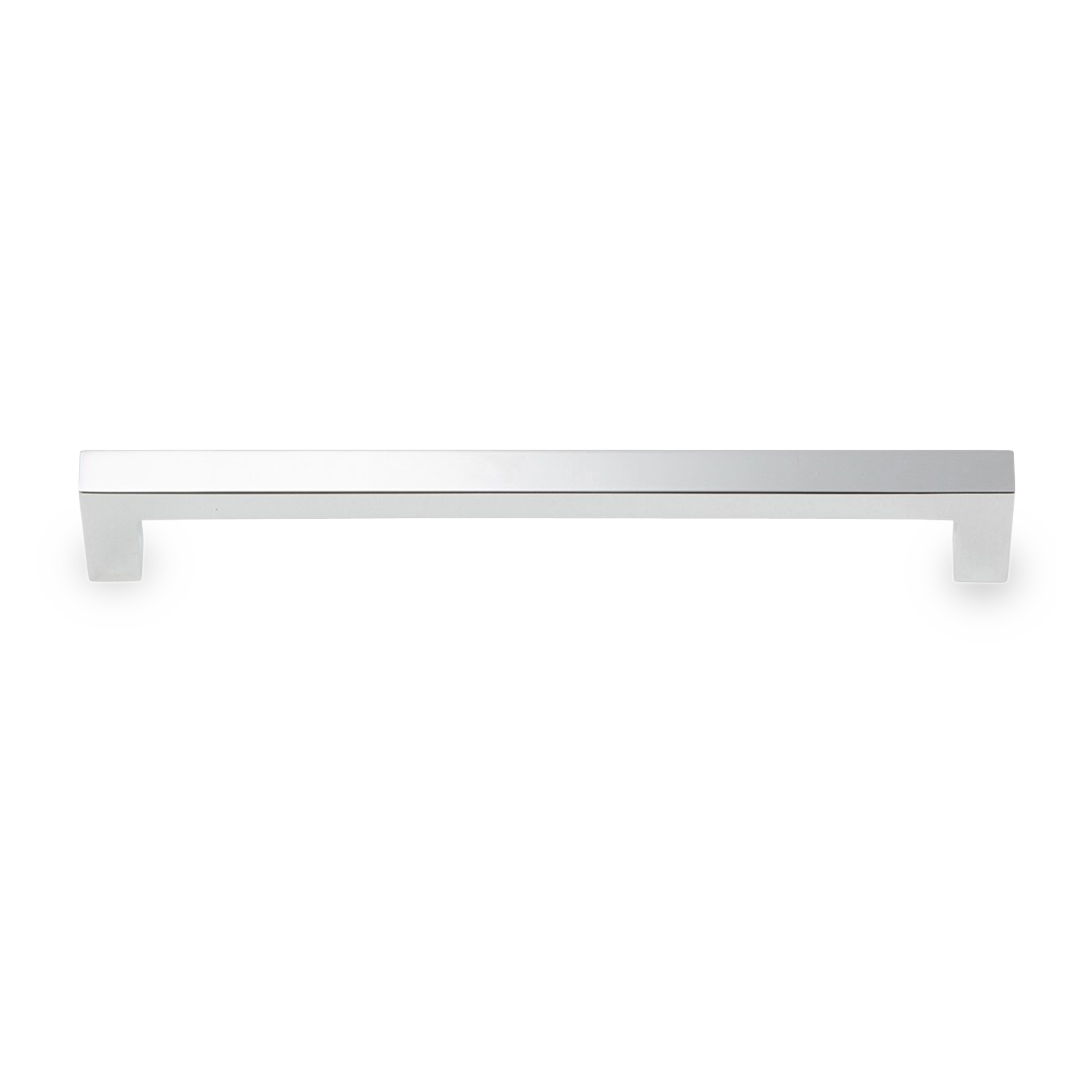 A sleek rectangular pull.