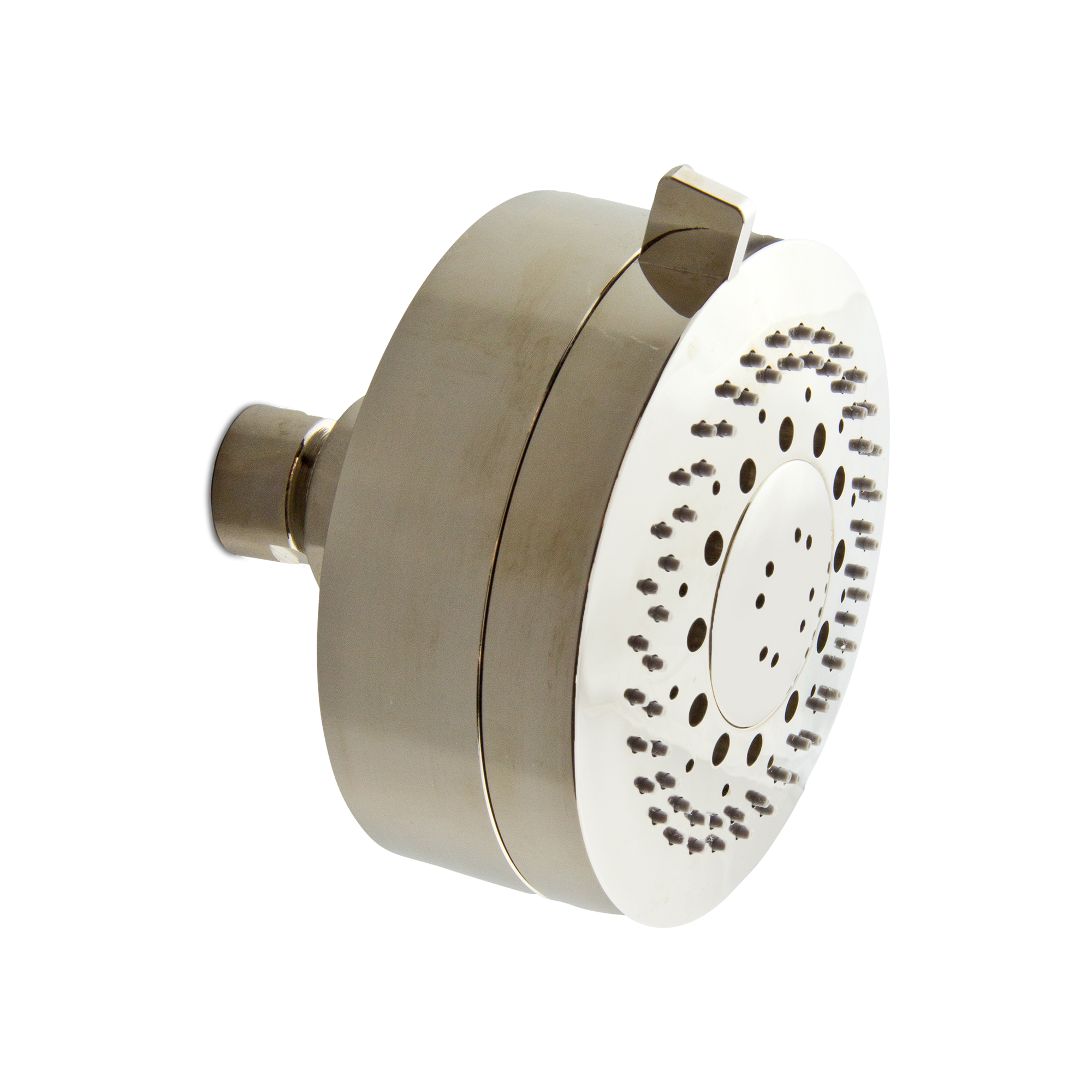 The Keira Shower Head has three spray patterns and EasyClean rubber nozzles.