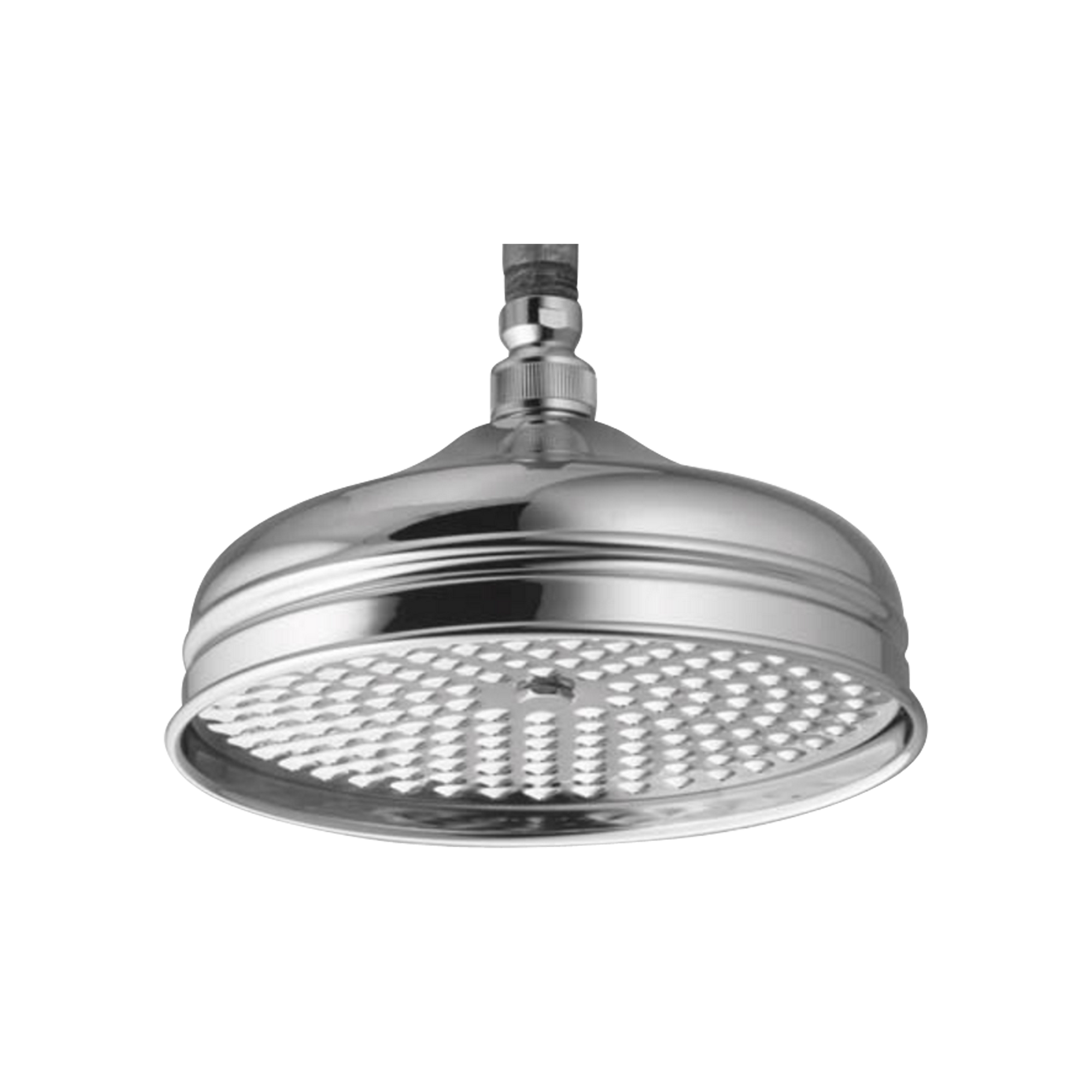 A traditional and contemporary rain shower head.