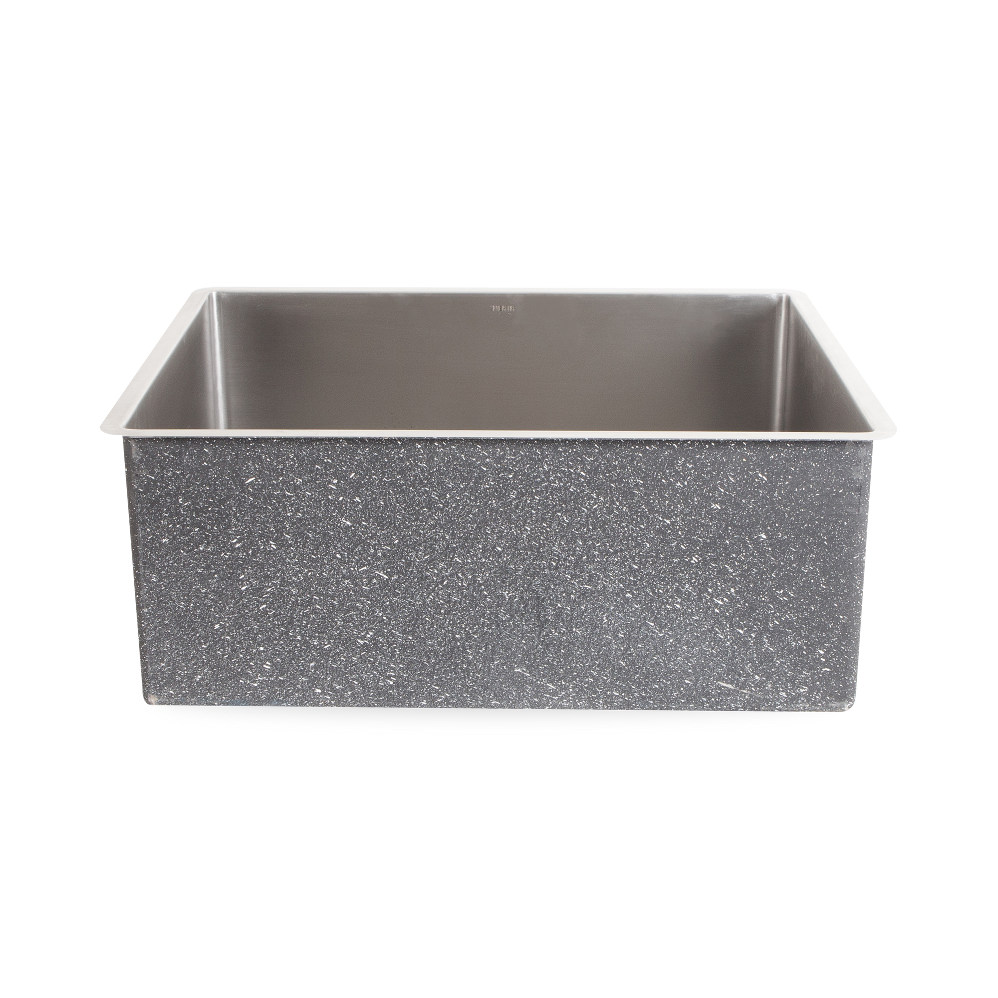 The Undermount sink is made of beautiful stainless steel featuring a single drain.