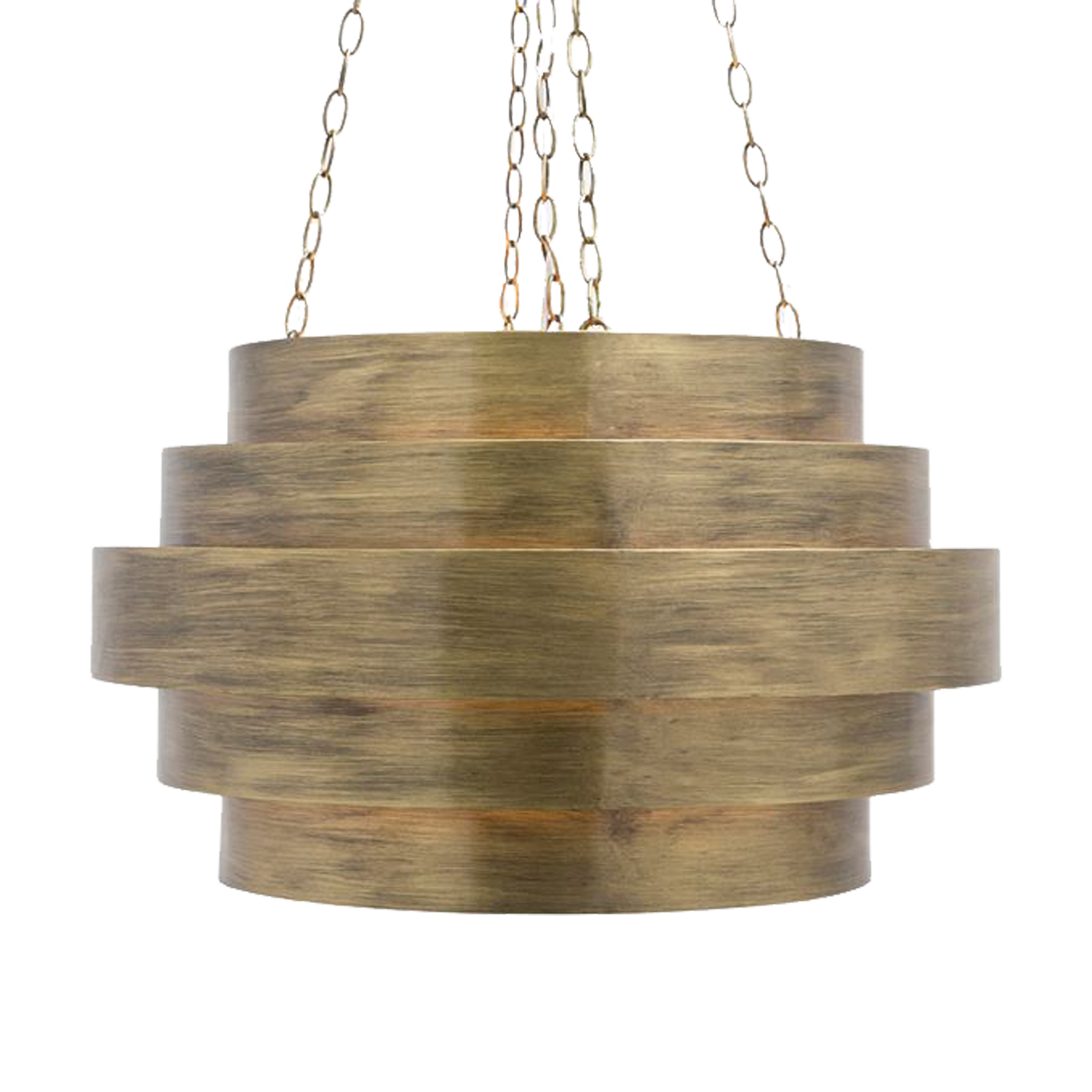 Stacked ascending and descending circles create the bold, graphic look of our modern Thyra.
