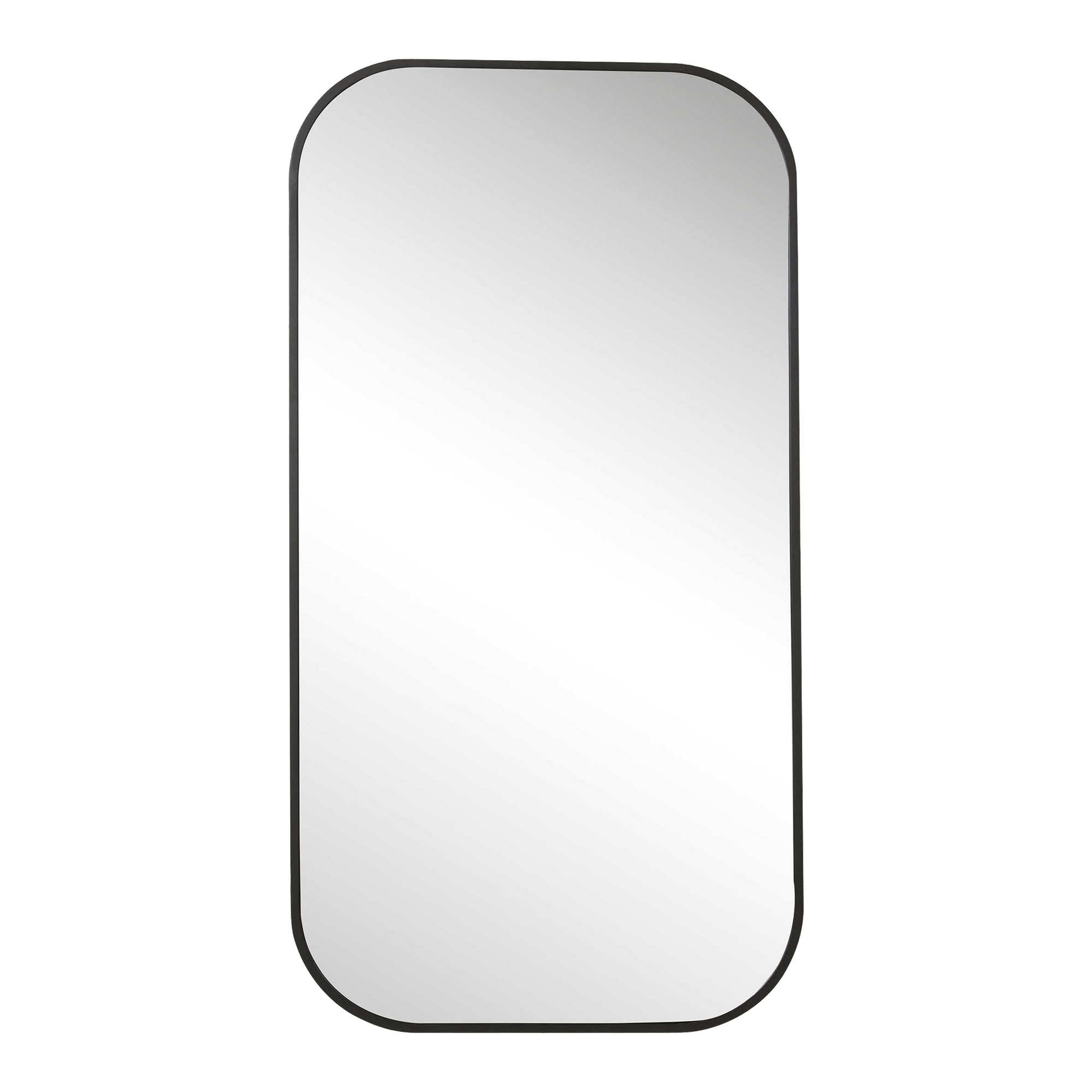 Simple yet stylish, this mirror features a classic matte black frame with a sleek, contemporary feel.
