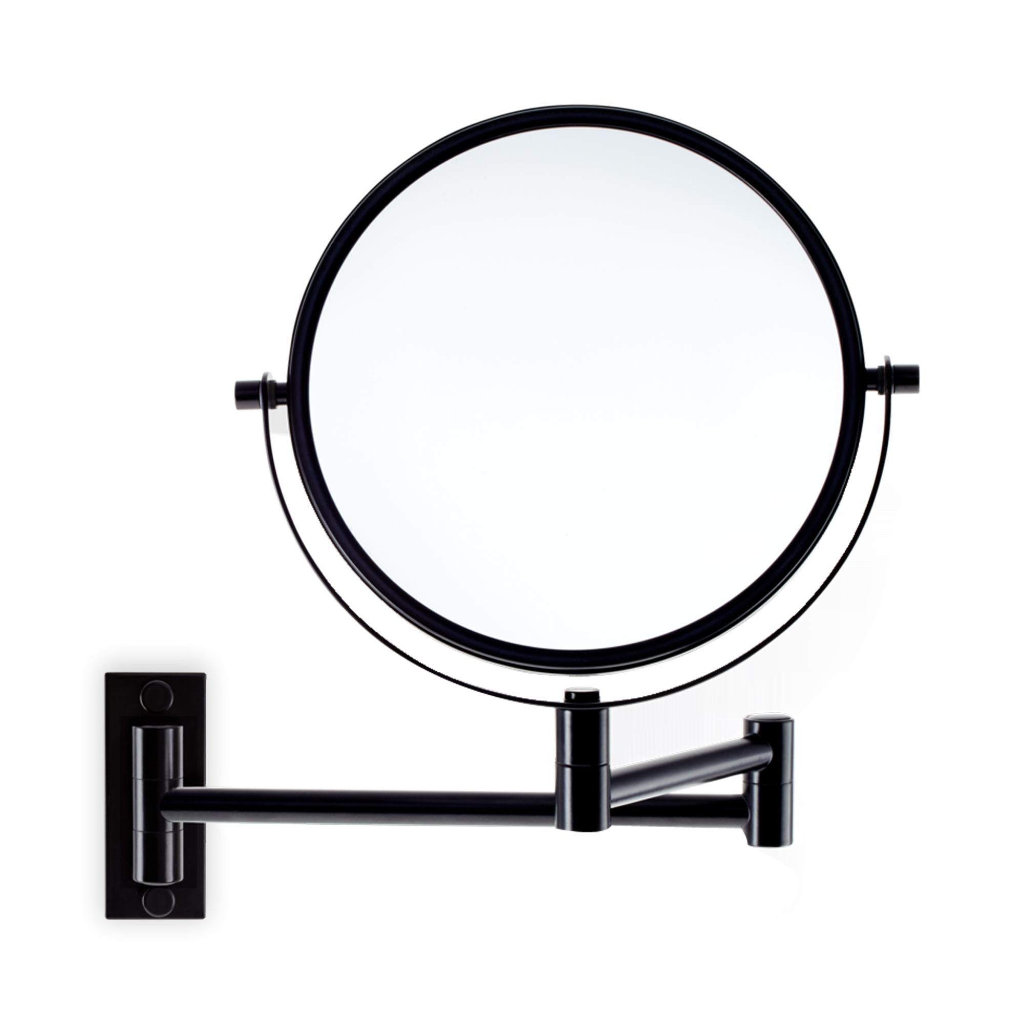 Ensure you are perfectly groomed with the Spt 33 Cosmetic Mirror with an adjustable arm, finished in a matte black tone.