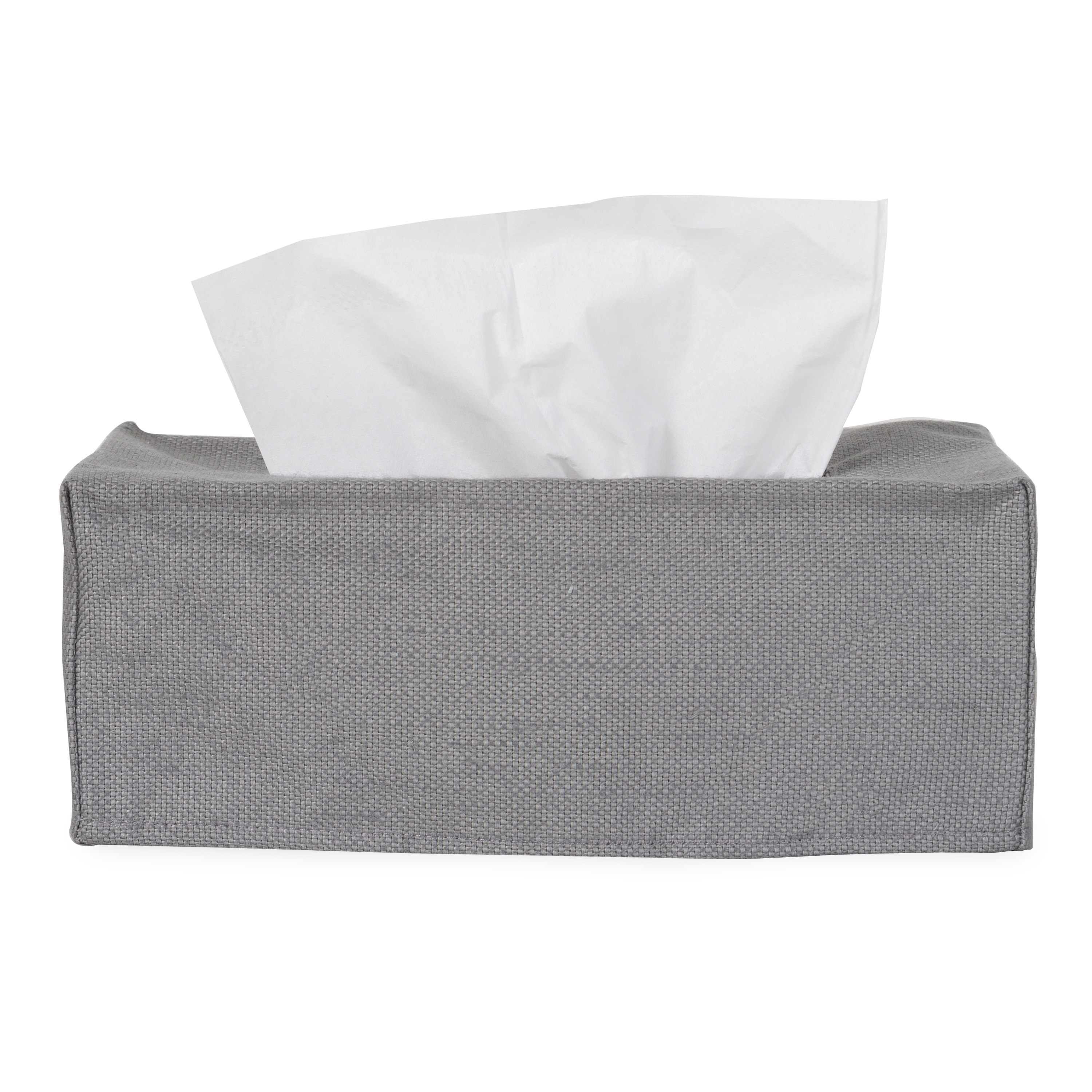 Using a beautiful 100% linen, The Linen Tissue Box Cover provides a neutral palette to any tissue box, which improves on stylistic decisions for any countertop or nightstand.