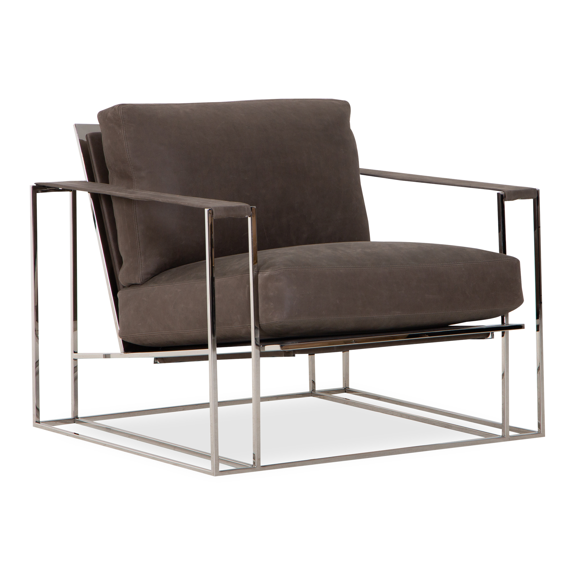Originally designed by Milo Baughman in 1972, the Sling Chair will provide modern comfort to any interior.