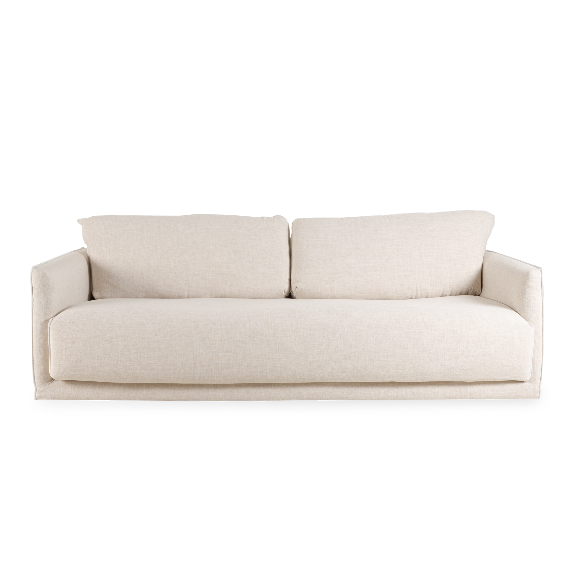 Embodying a casual sophistication, the Whitecliff Sofa invites relaxation with its luxuriously thick cushioning, while slender arms lend an air of refinement.