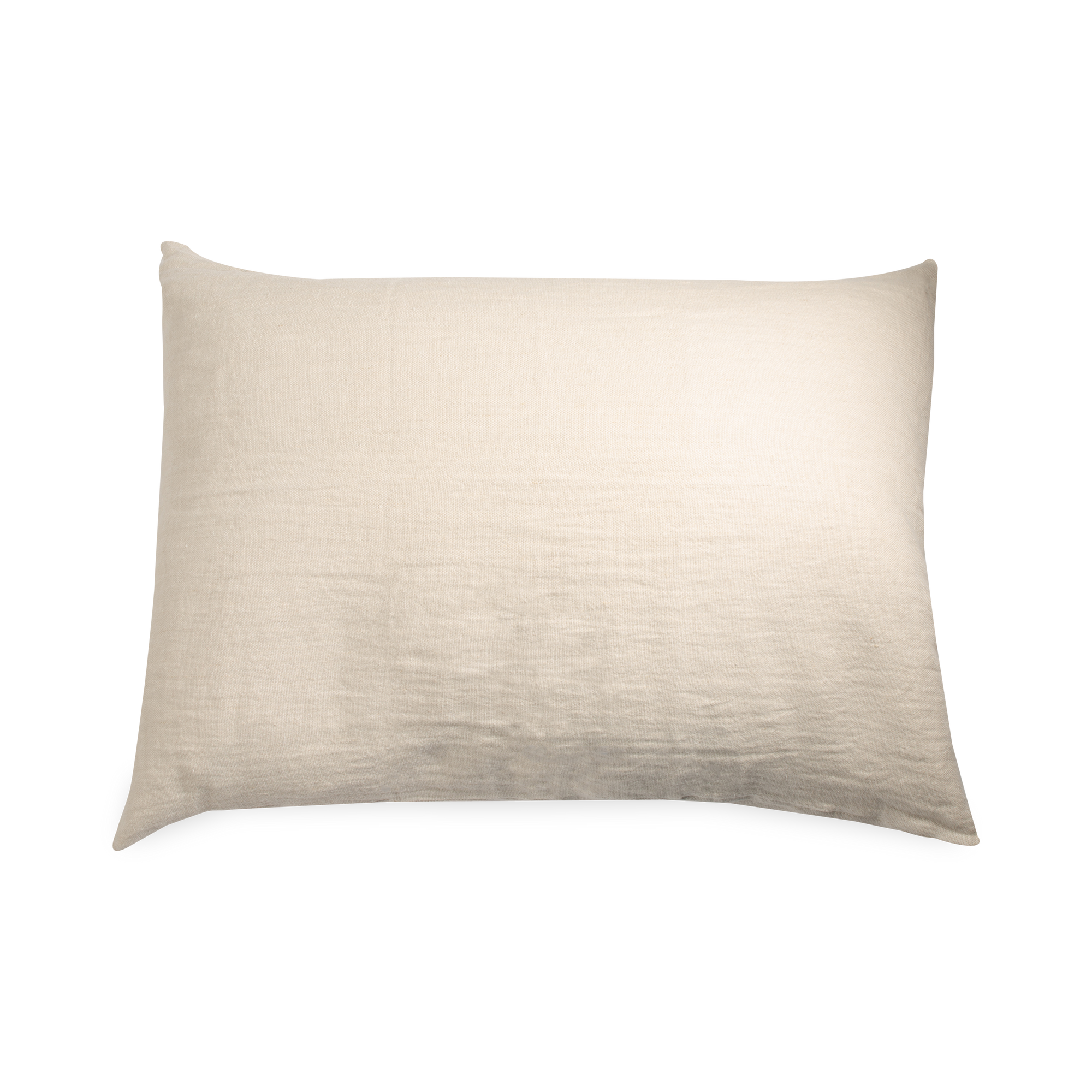 The Vintage Linen Pillow is made from premium Panama linen which is a heavy basket weave.