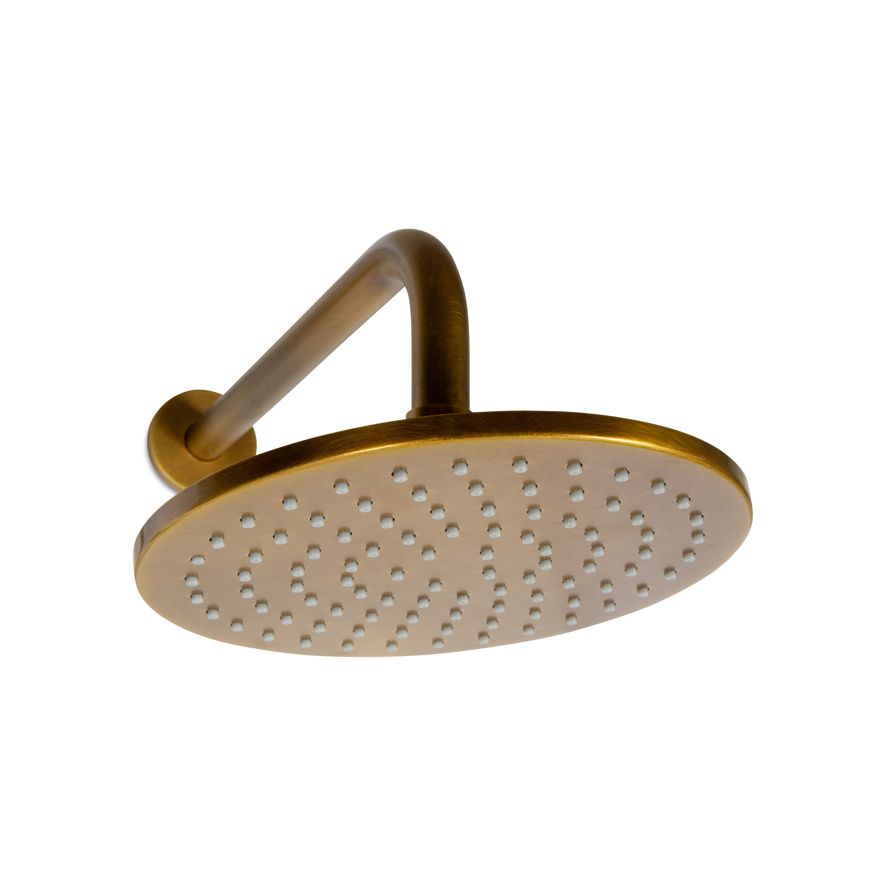 An 8" rain head with shower arm.