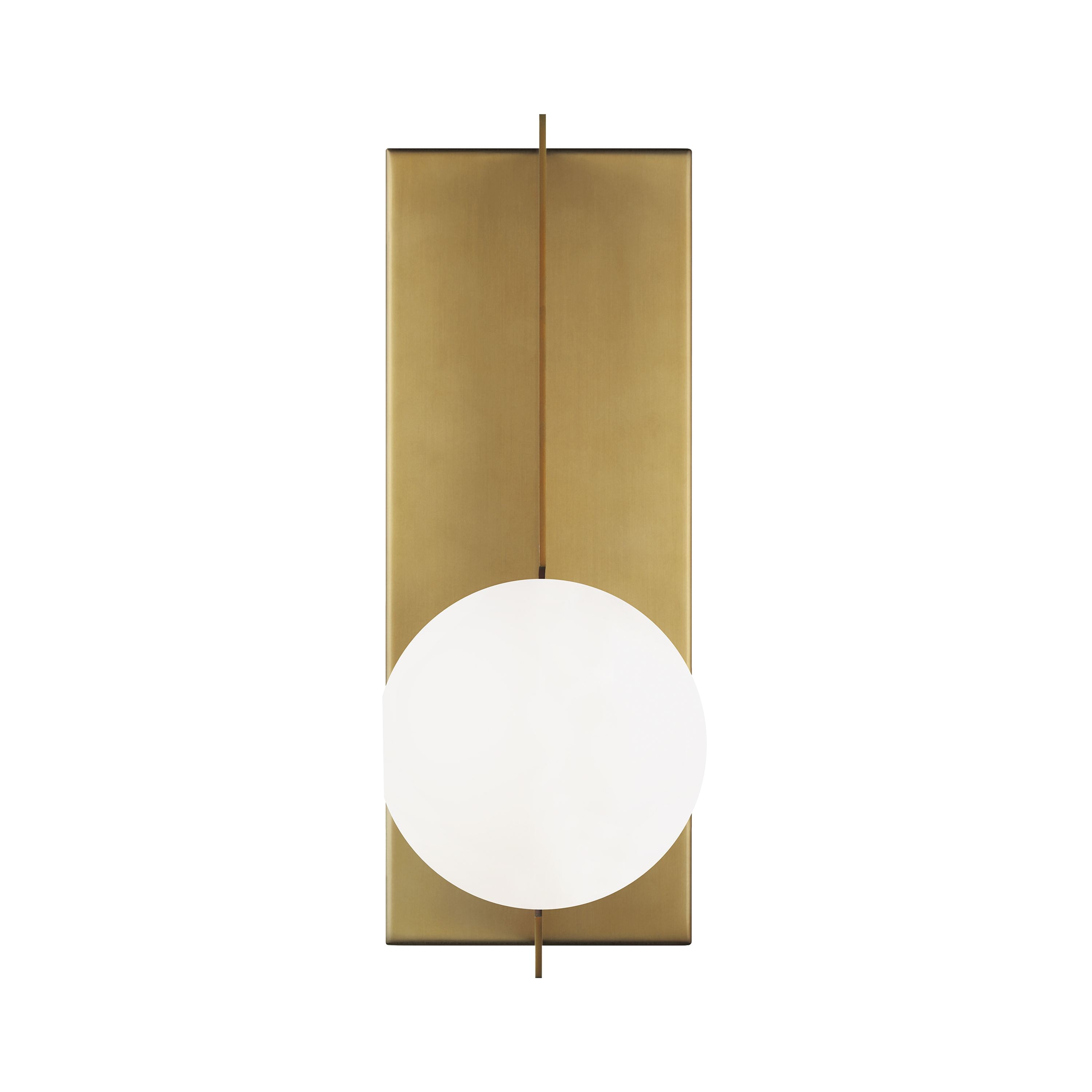 Inspired by Mid-Century modern art with contrasting geometric shapes.