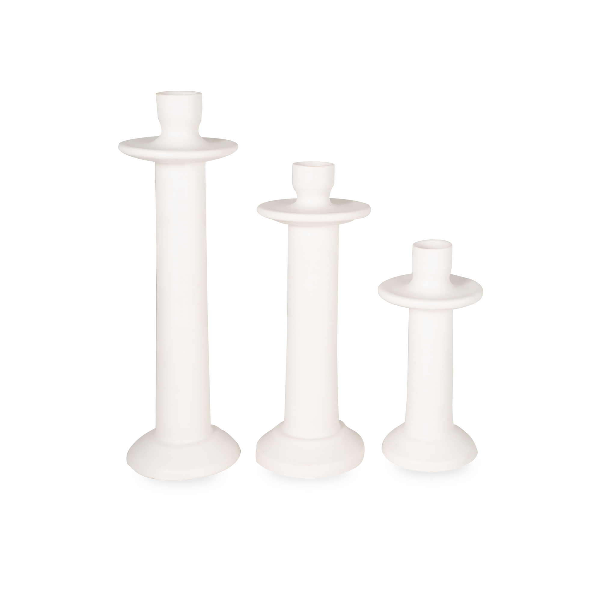 A beautiful combination of traditional craft and comtemporary style, these Ceramic Candleholders are crafted by hand and come in three different sizes.
