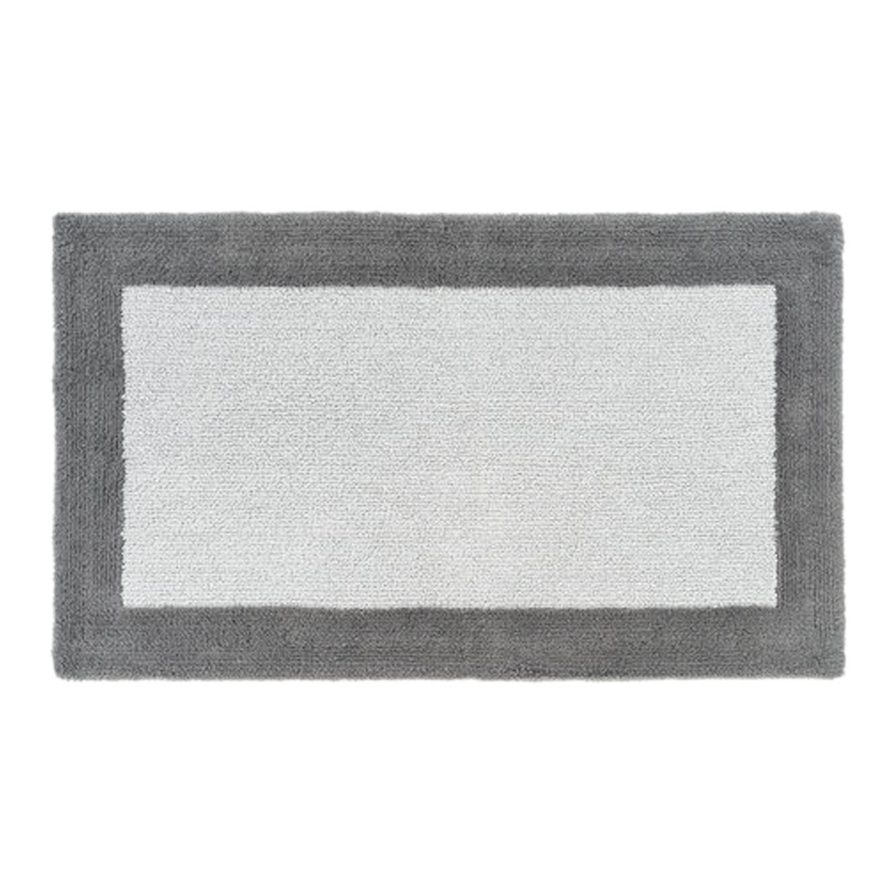 The Origine bath mat features a two-tone colourway in a simple border design that will add a contemporary feel to any bathroom.