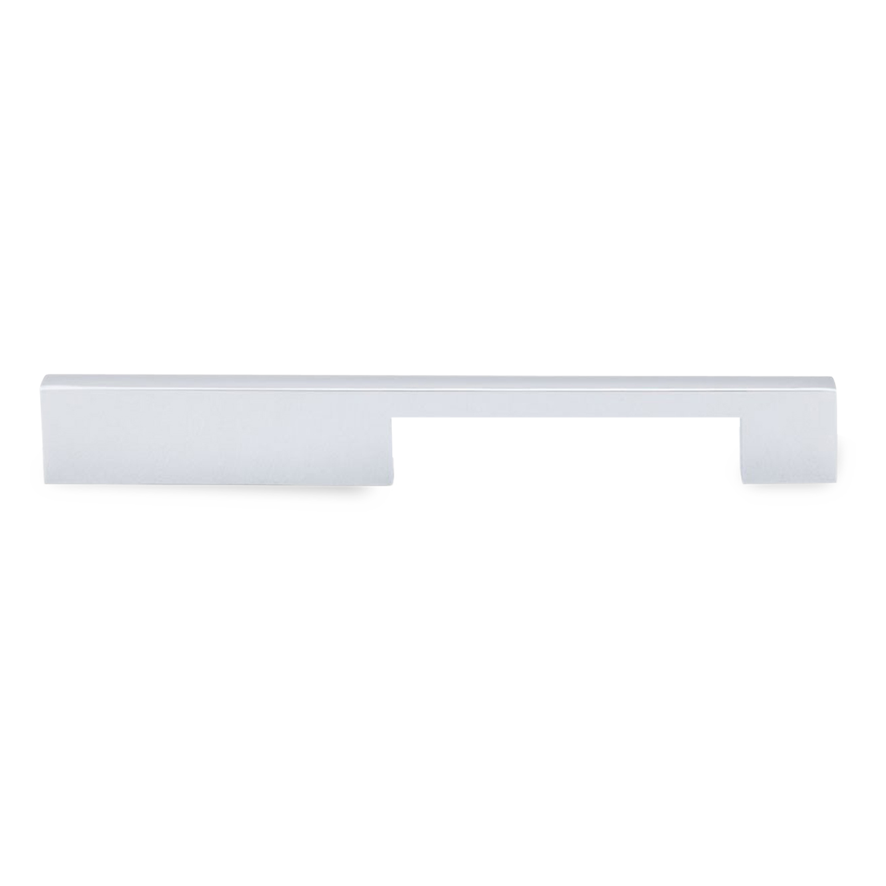 A funky black pull with a rectangular cut out handle for a contemporary look and feel.