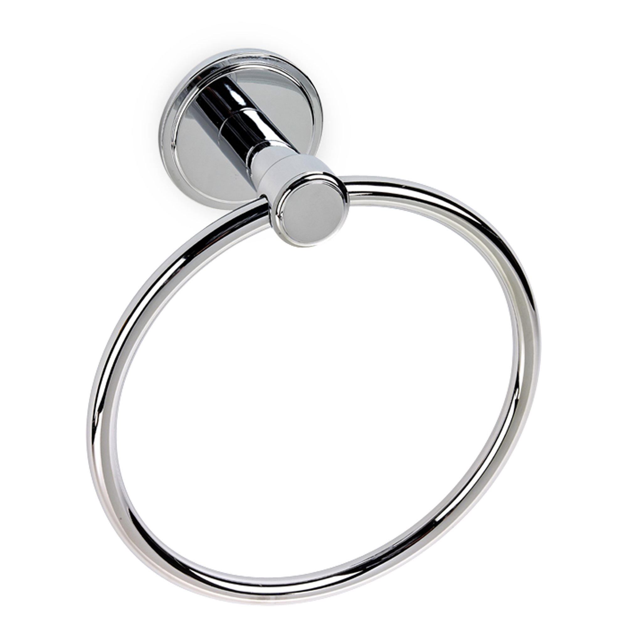 The Harrow Towel Ring features a streamlined look inspired by the art deco movment.