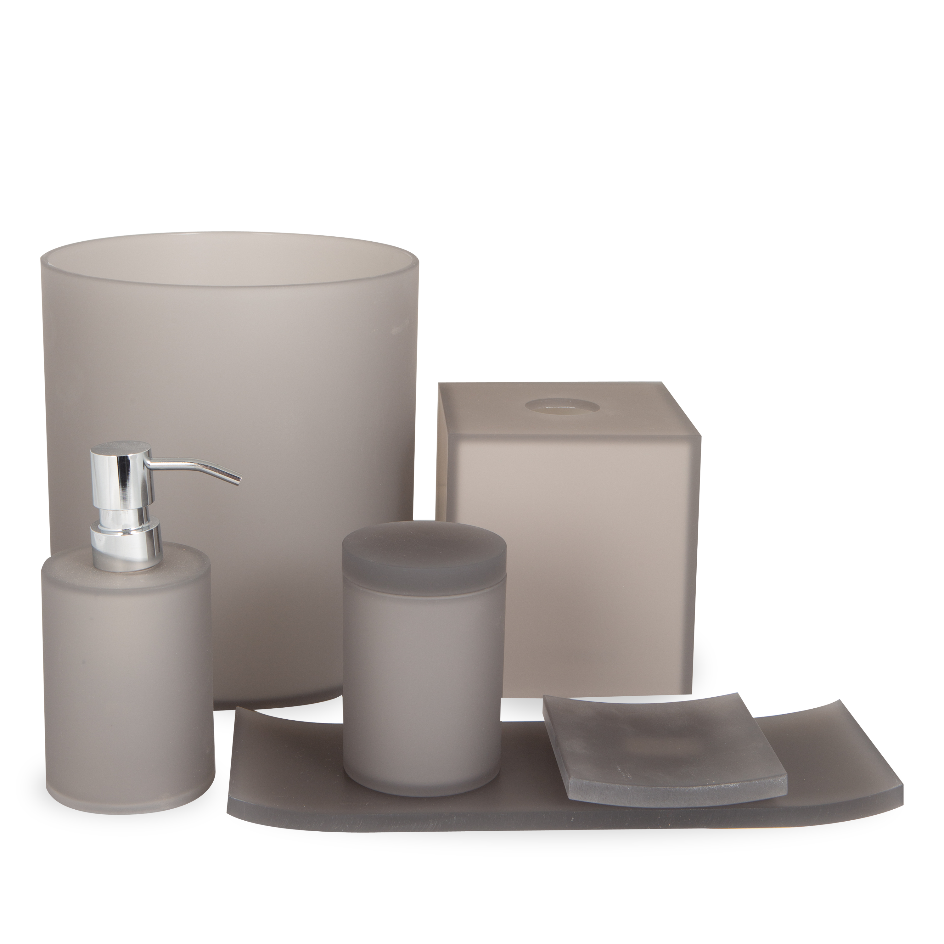 Using a minimalistic silhouette and pleasant round curves, the Malta Collection features a smooth to the touch, scratch–resistant coating for enhanced durability.