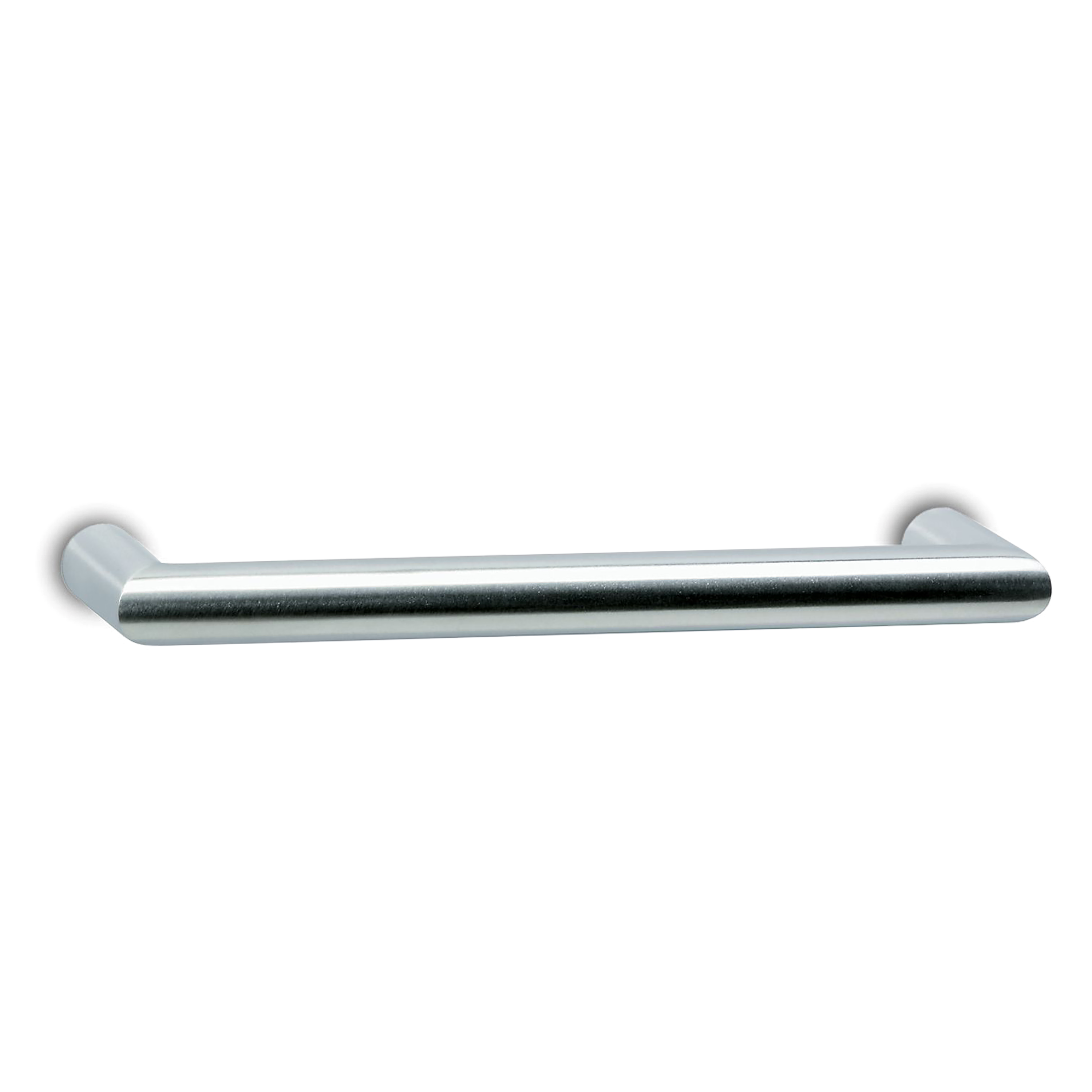 A seamless modern pull with a rounded handle and square corners.